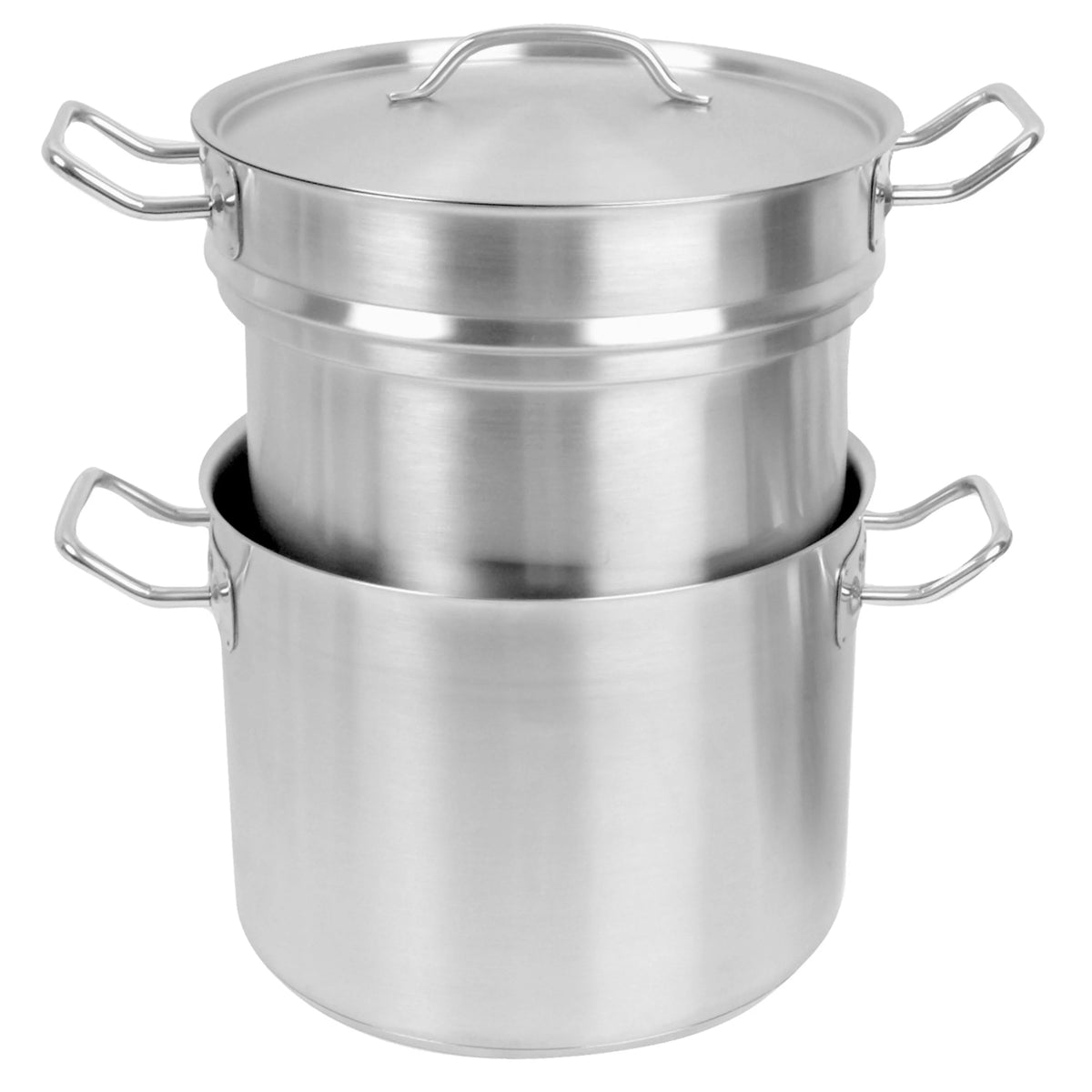 20 quart 18/8 Stainless Steel Double Boiler 3 Pcs Set K36673