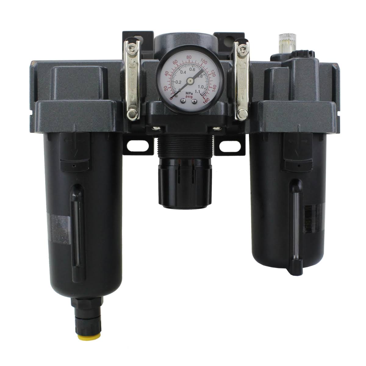 Metal FRL Air Filter Regulator Lubricator System U71334
