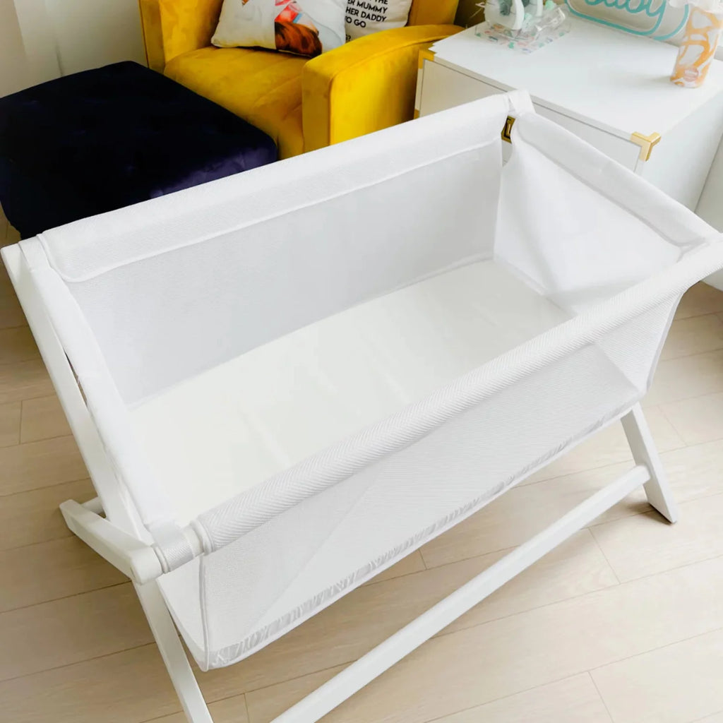 White Breathable Mesh Portable Sleeper E786522