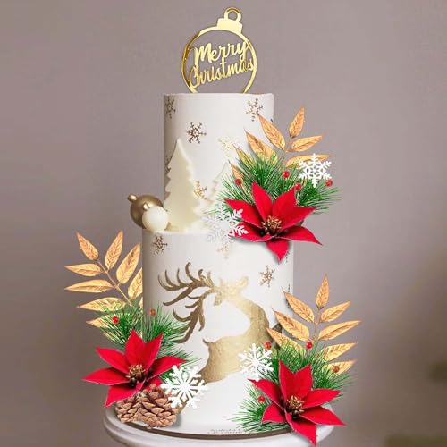 Christmas Cake Topper T40579