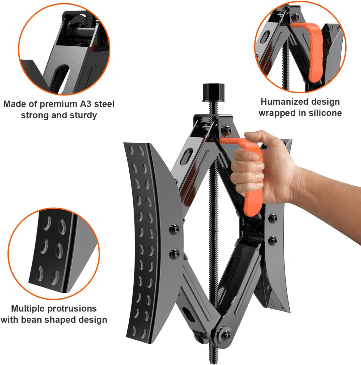 X Shaped Camper Wheel Chock Stabilizers 2 Sets Q369