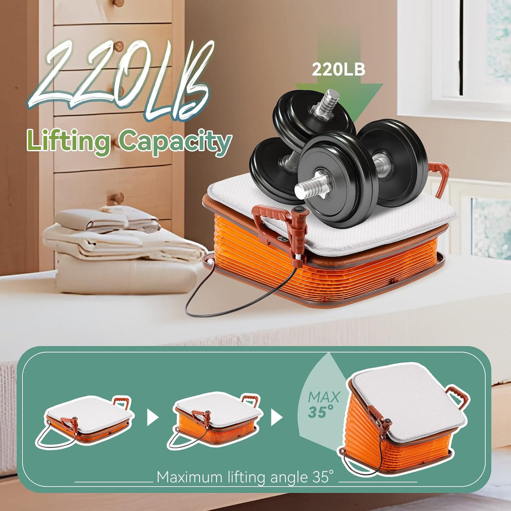 Portable seat lift with Button Control E3001
