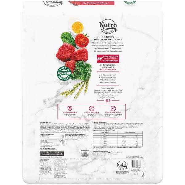 Adult Beef Rice Dry Dog Food J9466