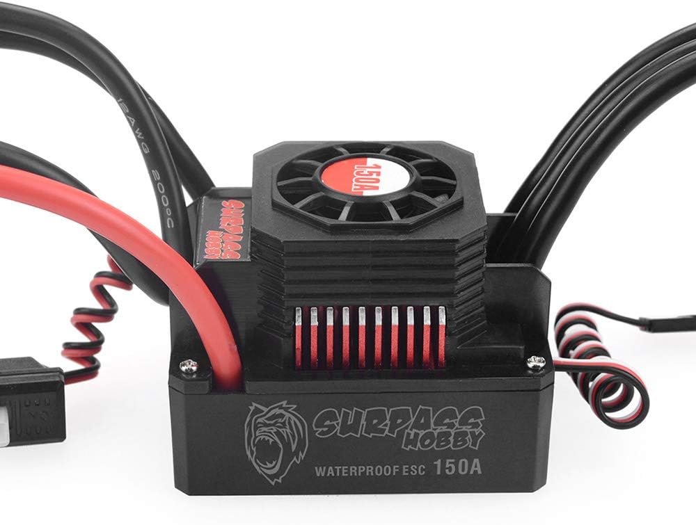 150A Brushless ESC Waterproof Electric Speed Controller Pack of 2 V188