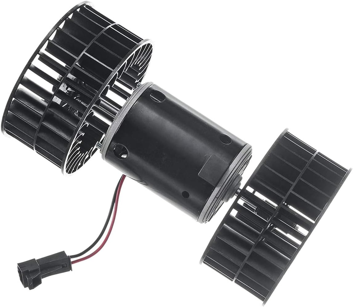 Heater Blower Motor with Fan Cage, Single Speed 12V, Pack of 2 N850