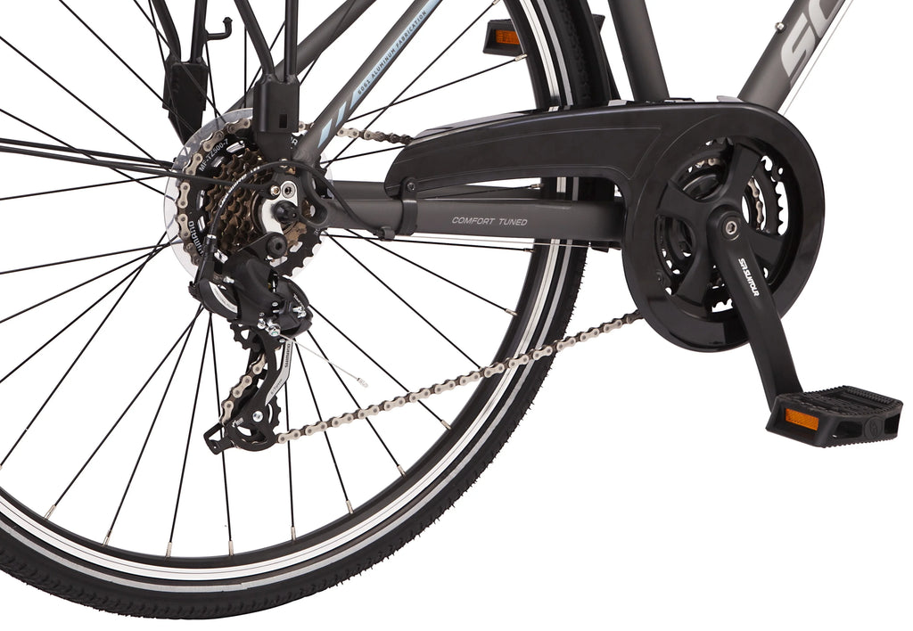 21 Speeds Hybrid Bike 700c Wheels Grey V132