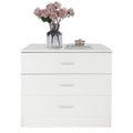 White 4 Drawer Wood Dresser Y768844