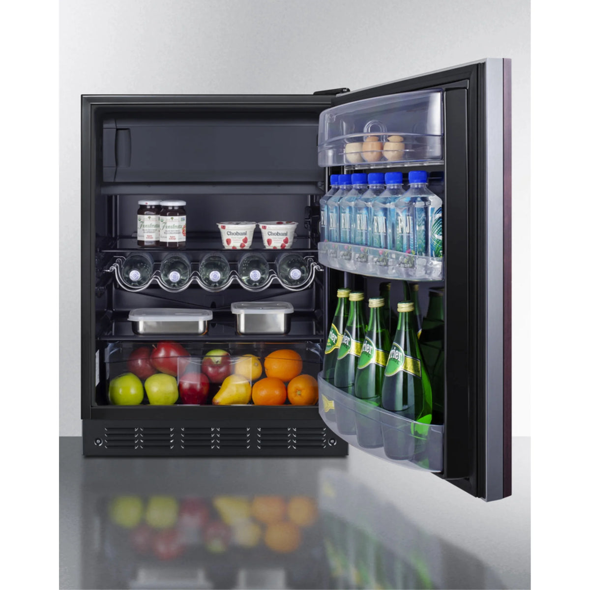 24" Wide 5 Cu. Ft. Compact Refrigerator Freezer S35256