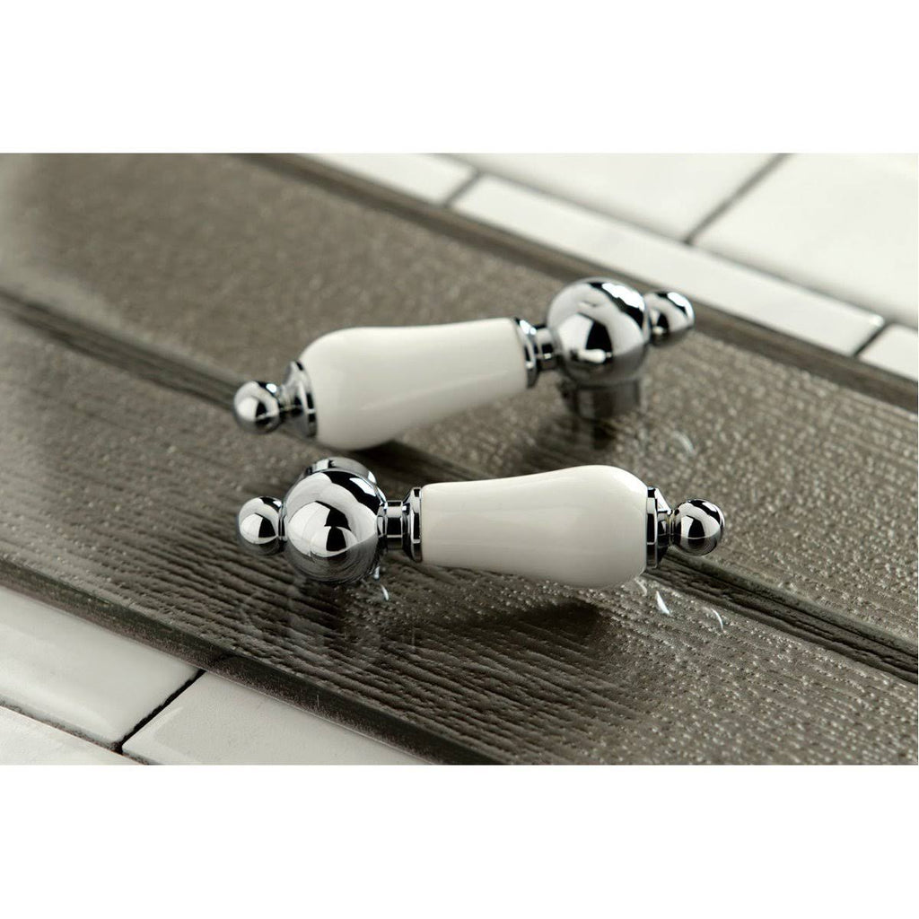 Polished Nickel Wall Mount Tub Filler Y337