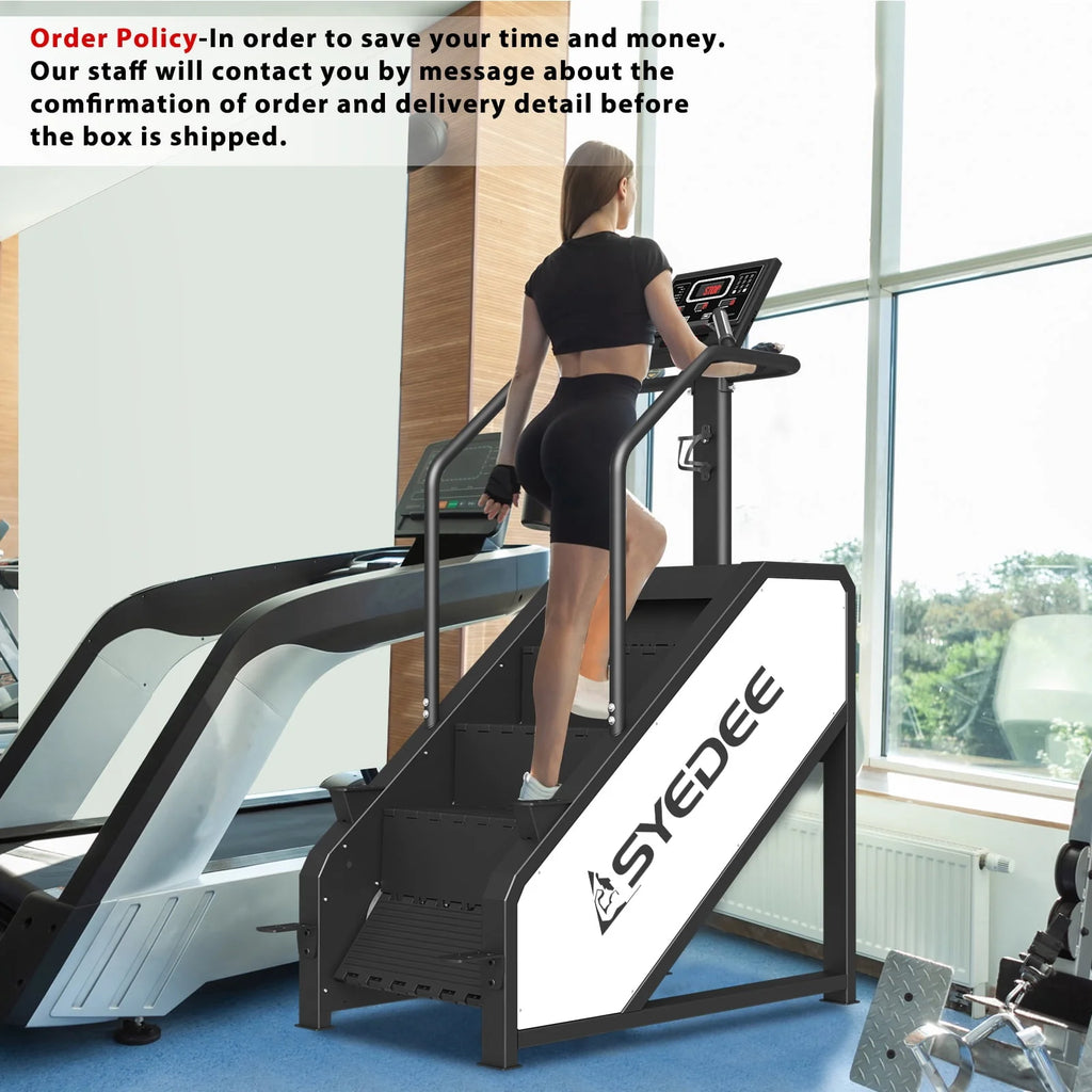 Stair Stepper with LED Screen, 12 Workout Programs, 441LBS Step Machine U2623