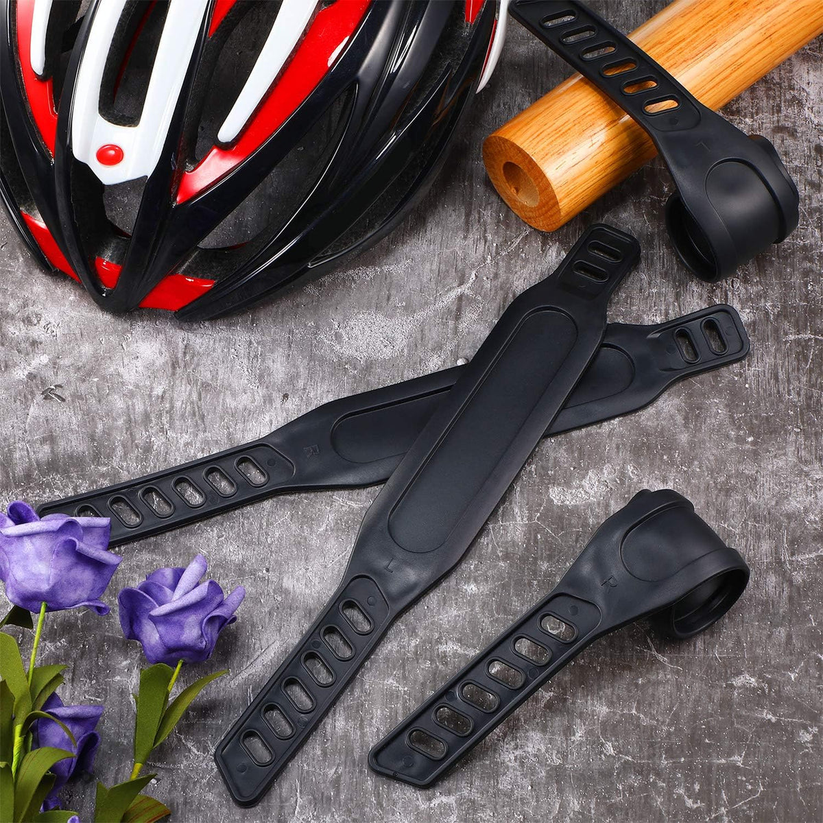 2 Pairs Universal Pedal Straps 1.7 x 12 Inch A65447