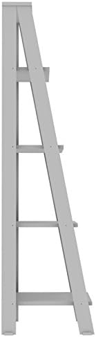 4-Shelf Wood Ladder Bookcase X127237