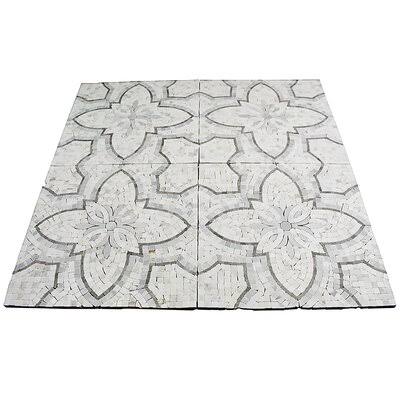 White/Gray Marble Mosaic Tile T52209
