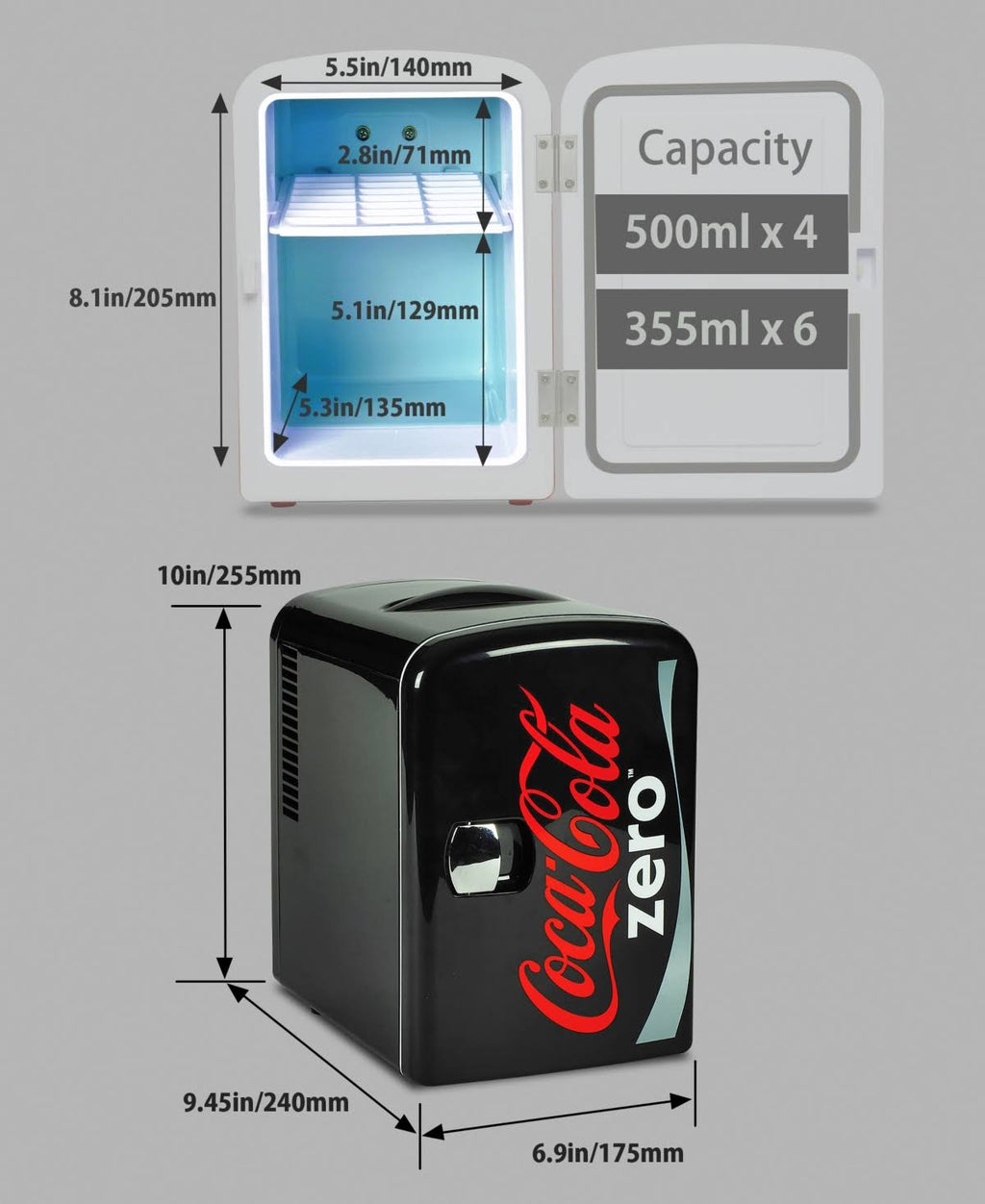 Portable Fridge Mini Cooler C402573
