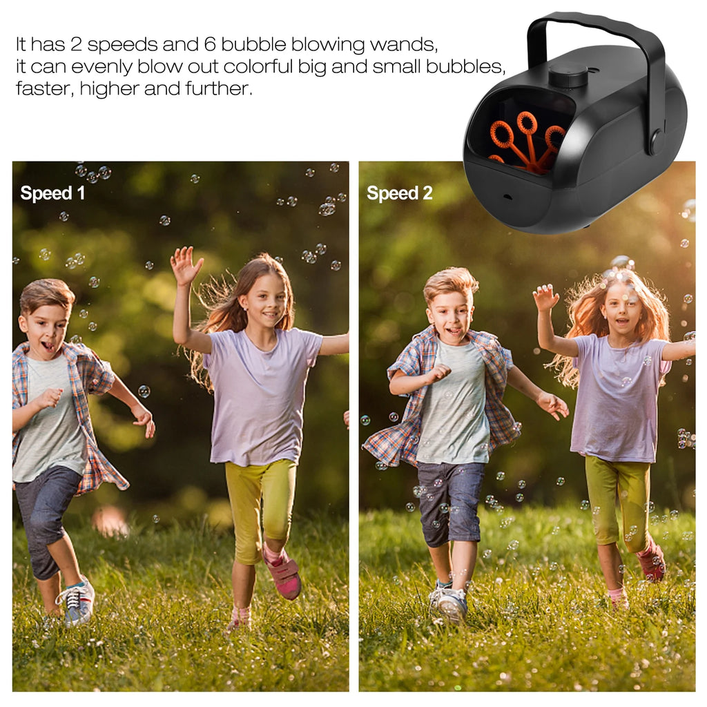 Portable Rechargeable Bubble Machine H461