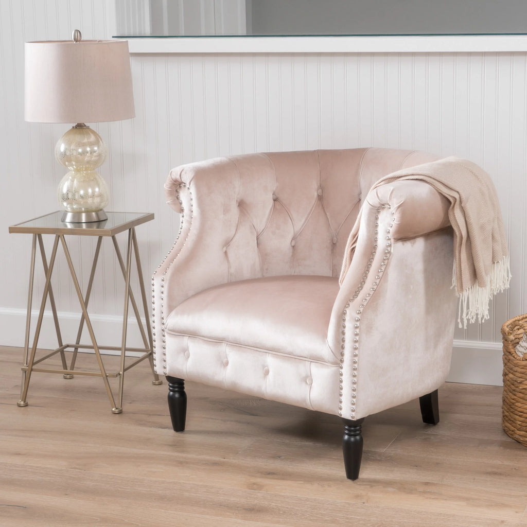 Velvet Club Chair D32315