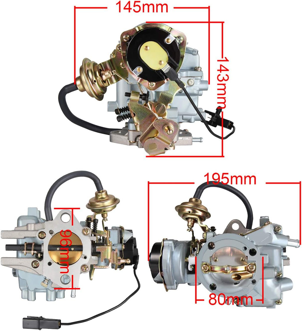 Carburetor 1 Barrel Electric Choke Compatible with Ford 4.9L 300 Cu Engine E81161