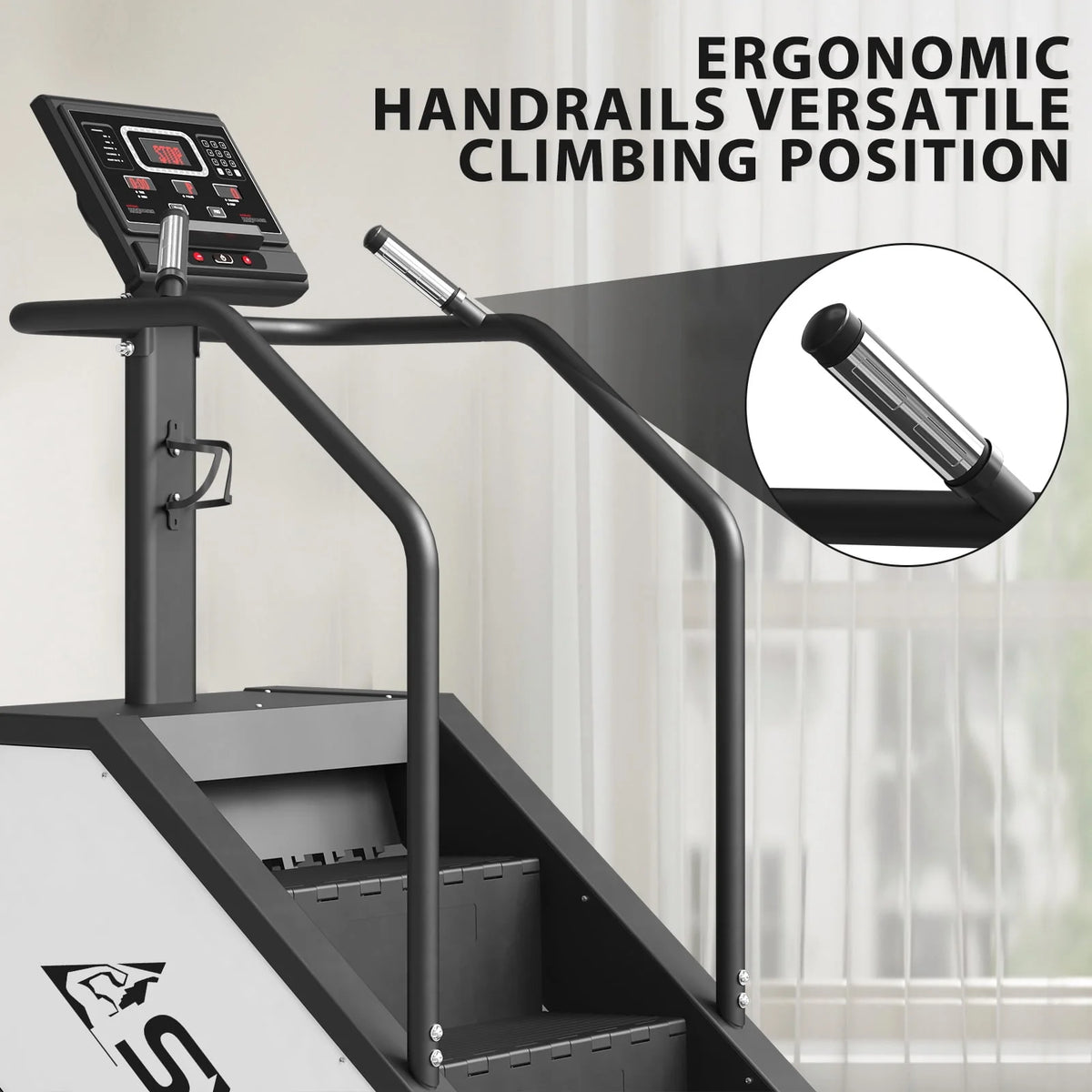 Stair Stepper with LED Screen, 12 Workout Programs, 441LBS Step Machine U2623