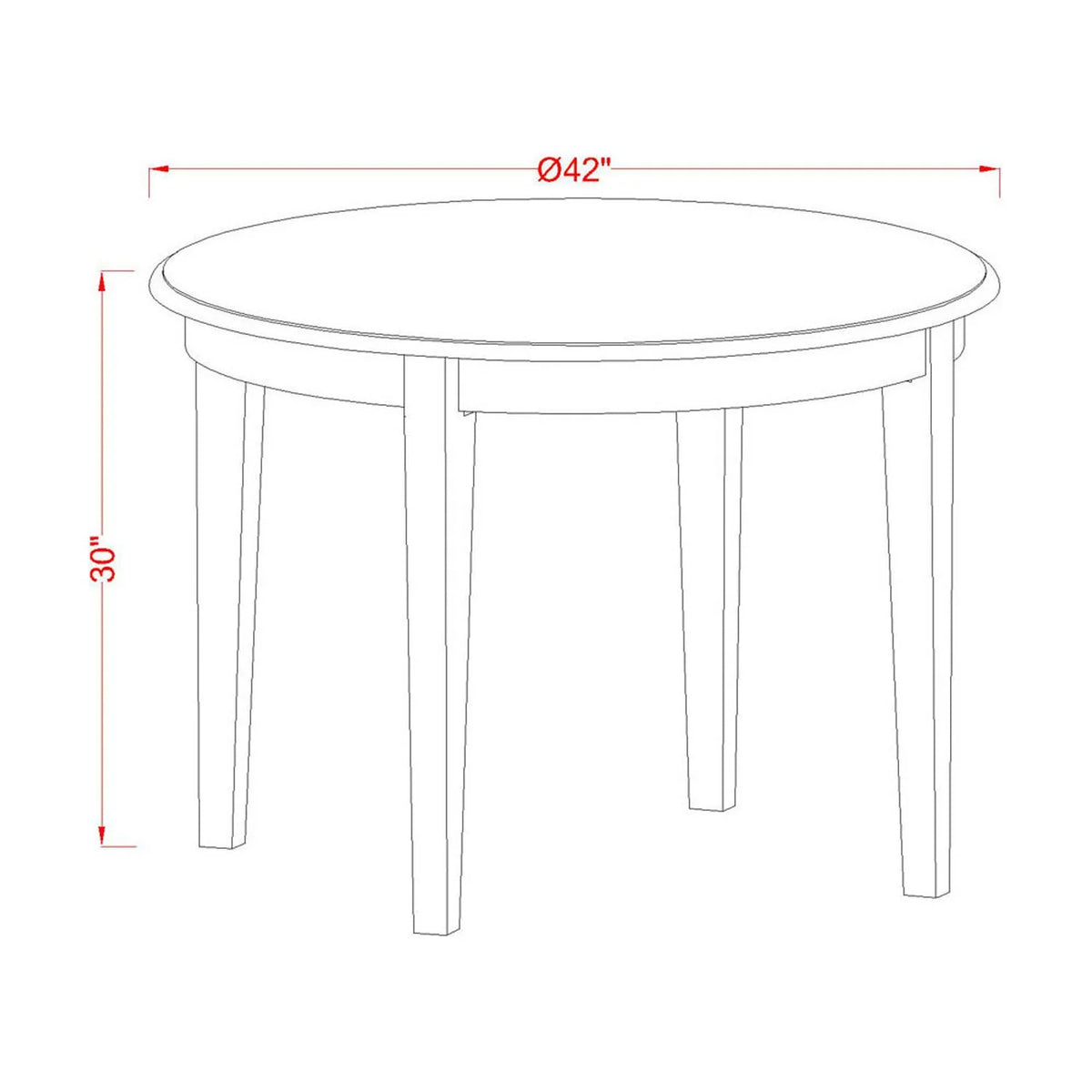 5-Piece Dining Table Set J8061