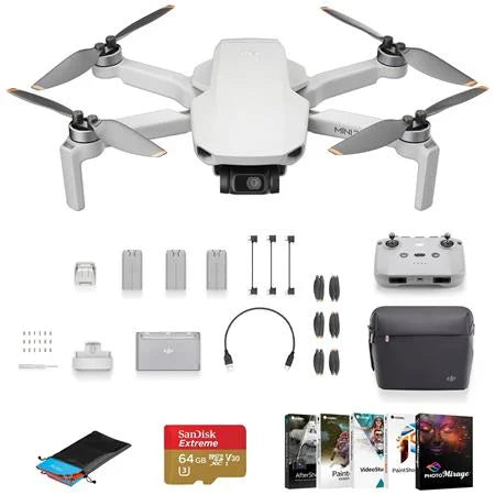 Mini 2 SE Drone Fly More Combo Bundle with 64GB microSD Card I717633