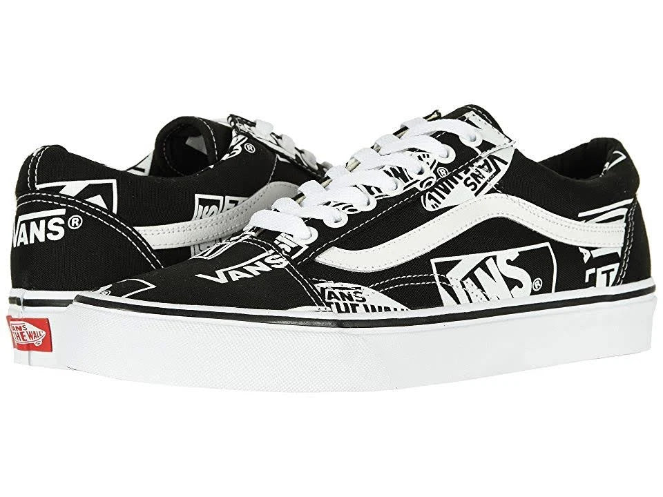 Black True White Old Skool Shoes T3416