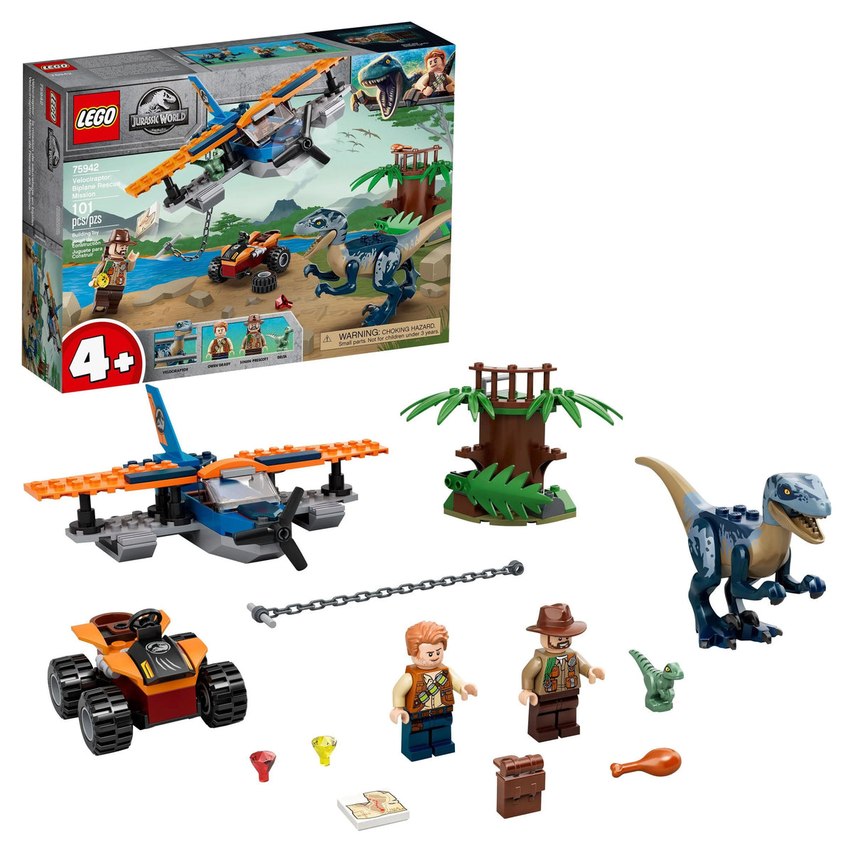 Jurassic World Dinosaur Building Set 101 Pieces A1221