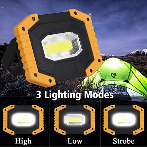 Rechargeable 2 Pack 30W 2000LM Portable Cordless Waterproof LED Work Light M7498
