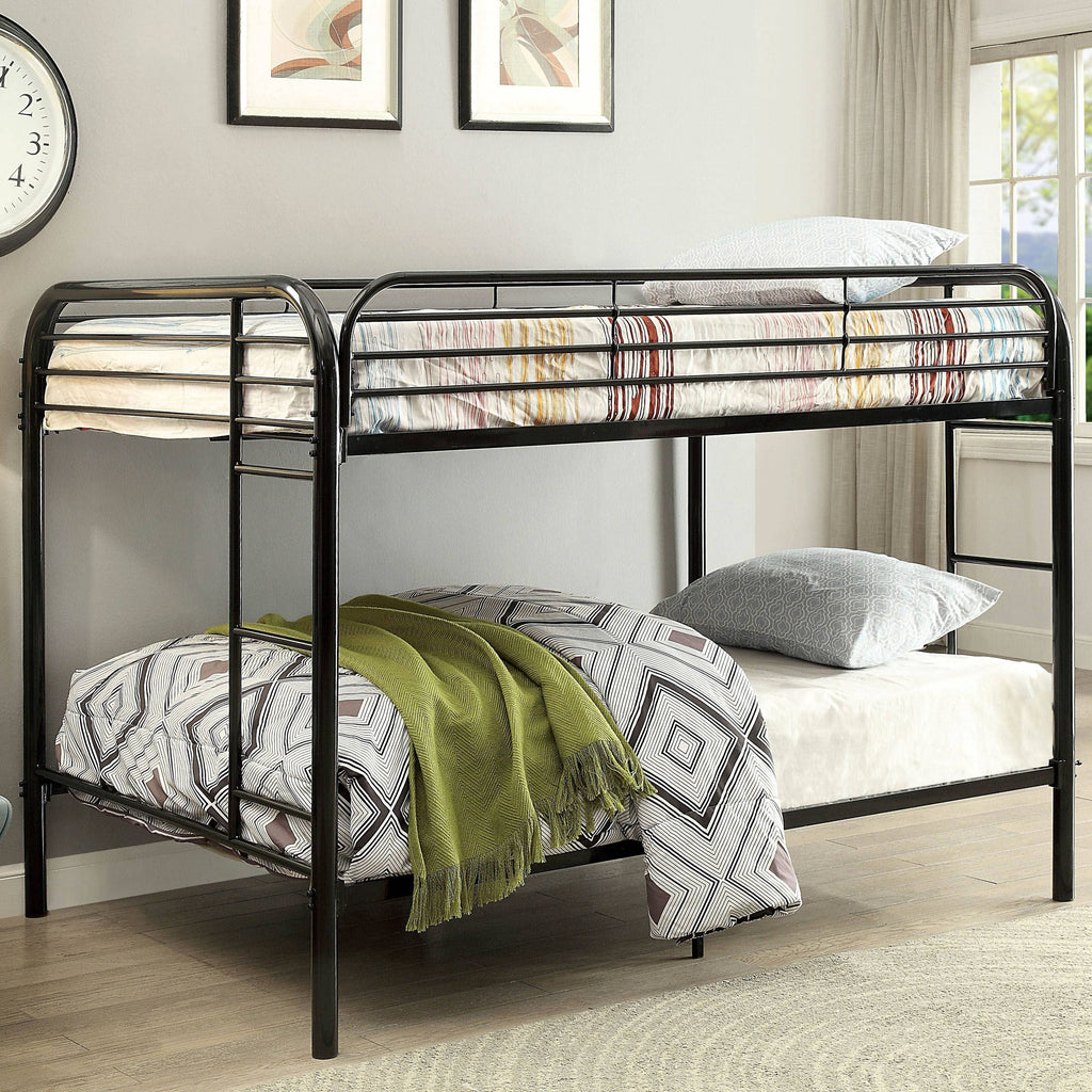 Black Metal Bunk Bed O207