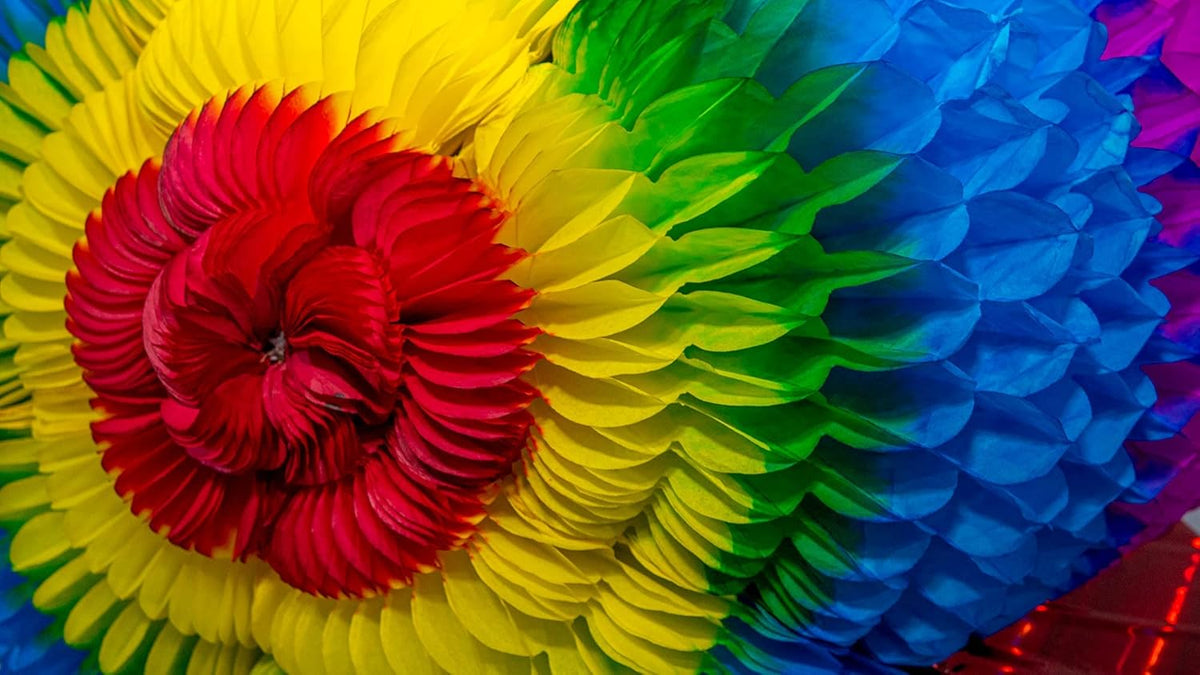 52 Inch Rainbow Star Pinata D6545