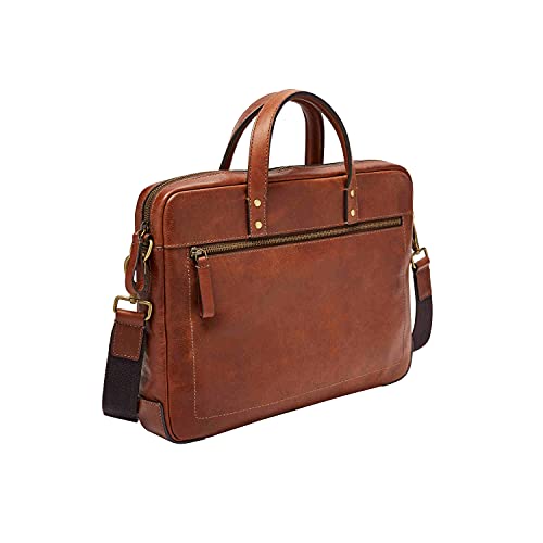 Leather Messenger Briefcase Laptop Bag G54205