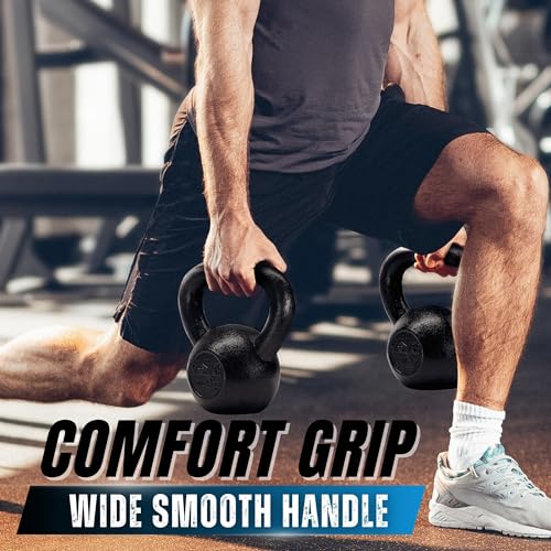 5-80 lbs Cast Iron Kettlebell P54981