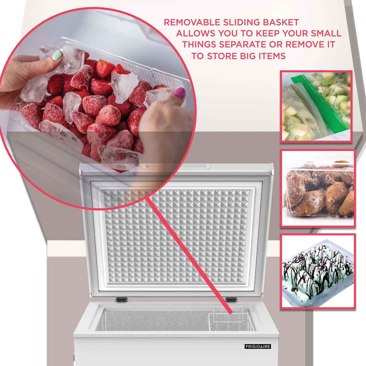 7.0 Cu. ft. White Chest Freezer M9801