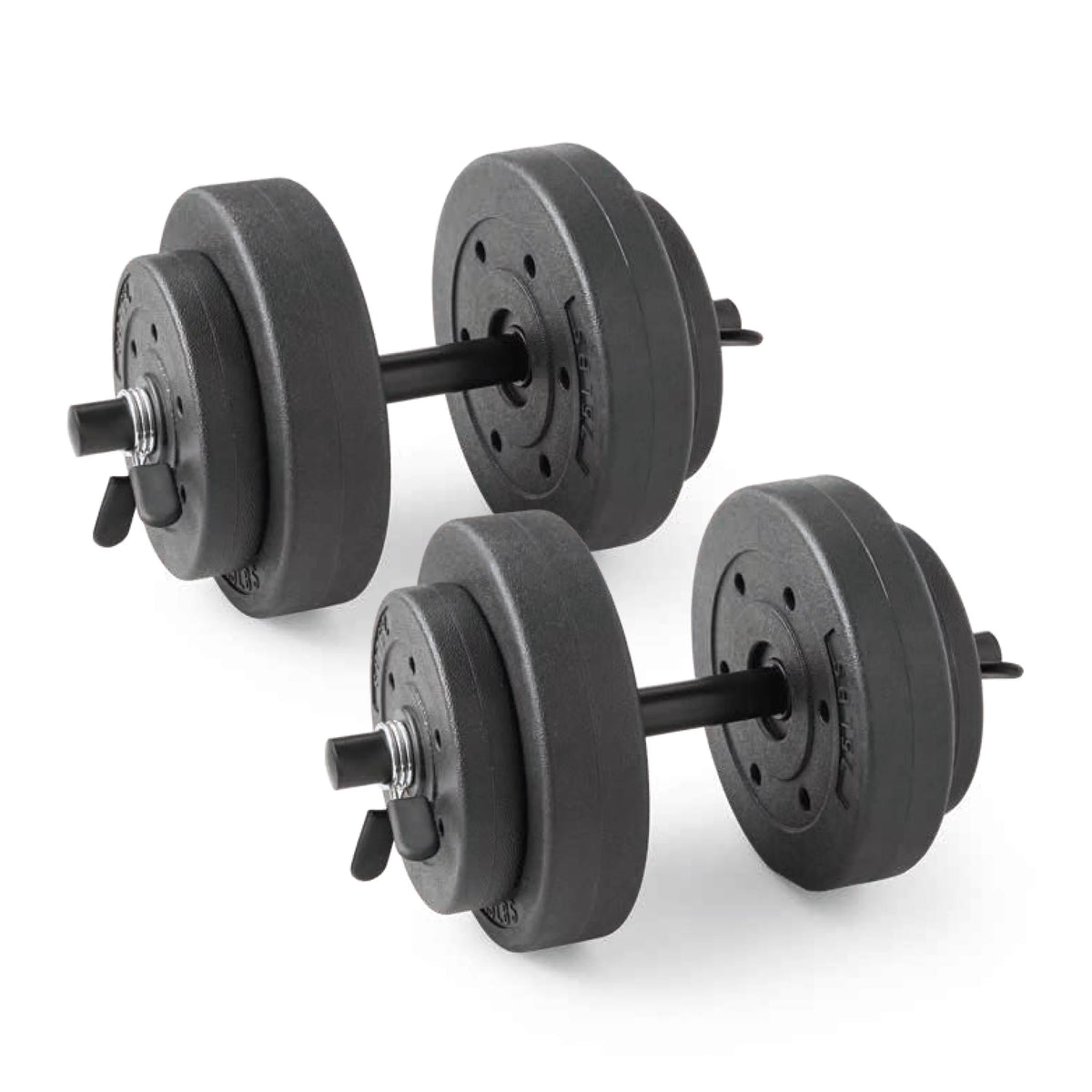 40lb Adjustable Vinyl Dumbbell Set L1652