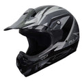 Black Graphic Adult MX Helmet M24259