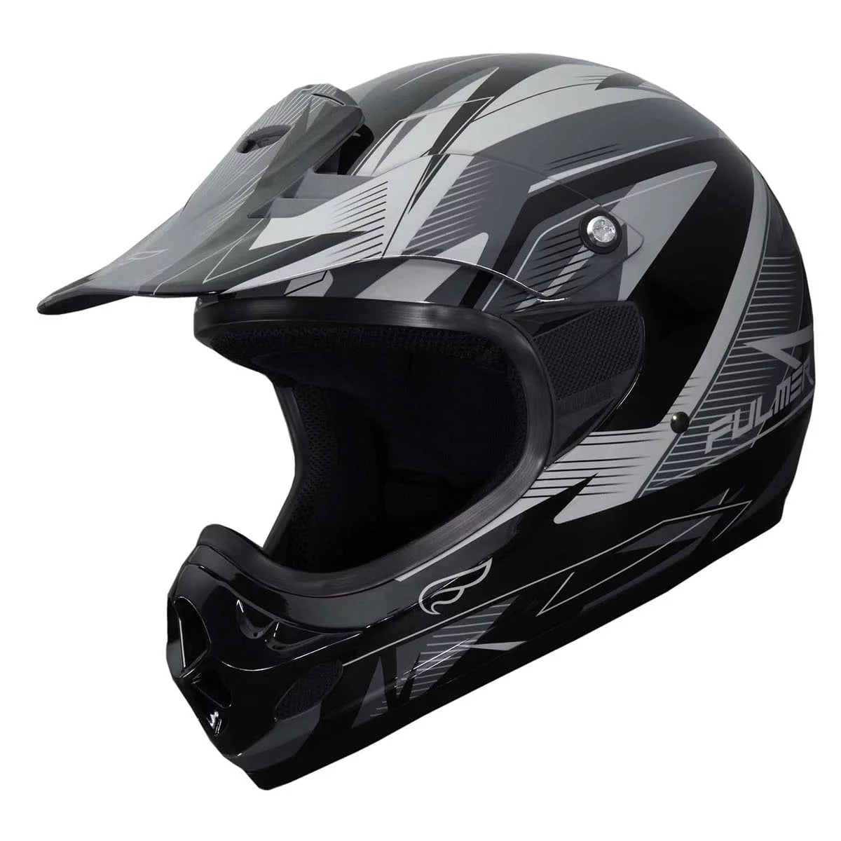 Black Graphic Adult MX Helmet M24259