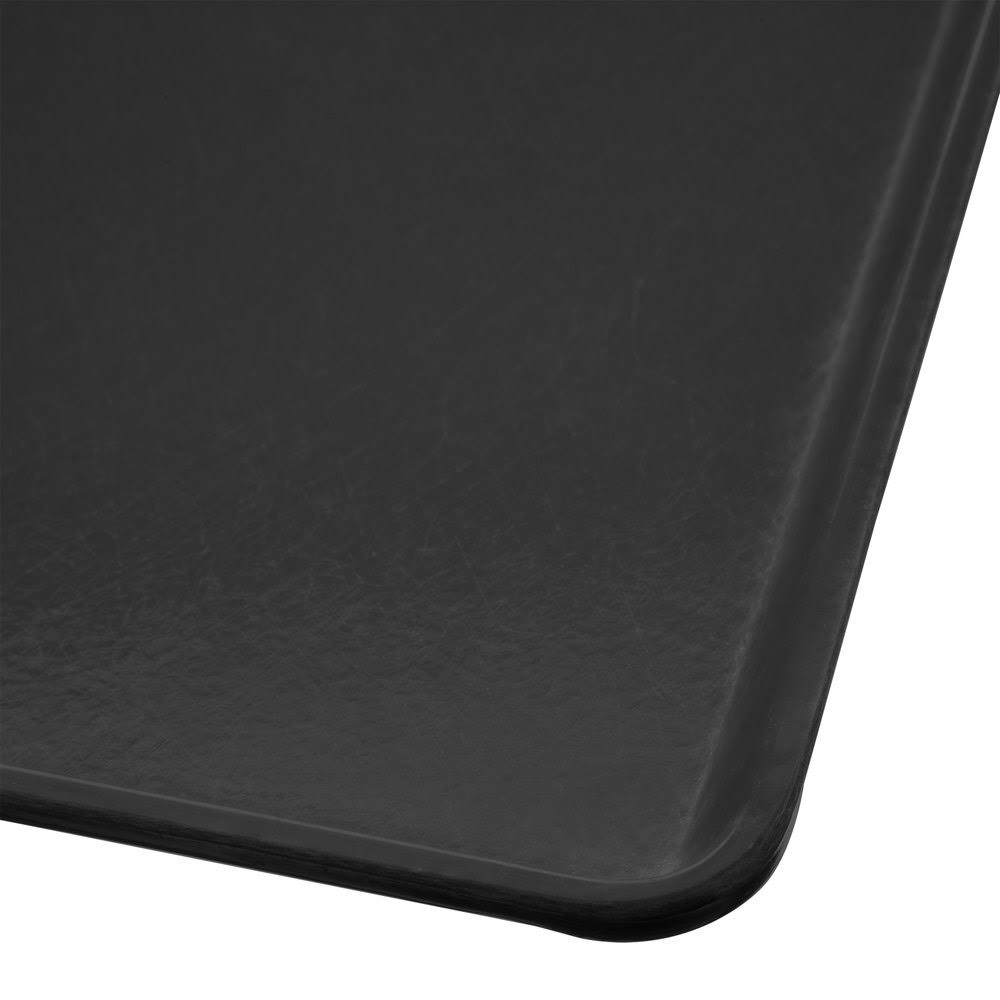 Black Glasteel Fiberglass Low Edge Cafeteria Tray M495171