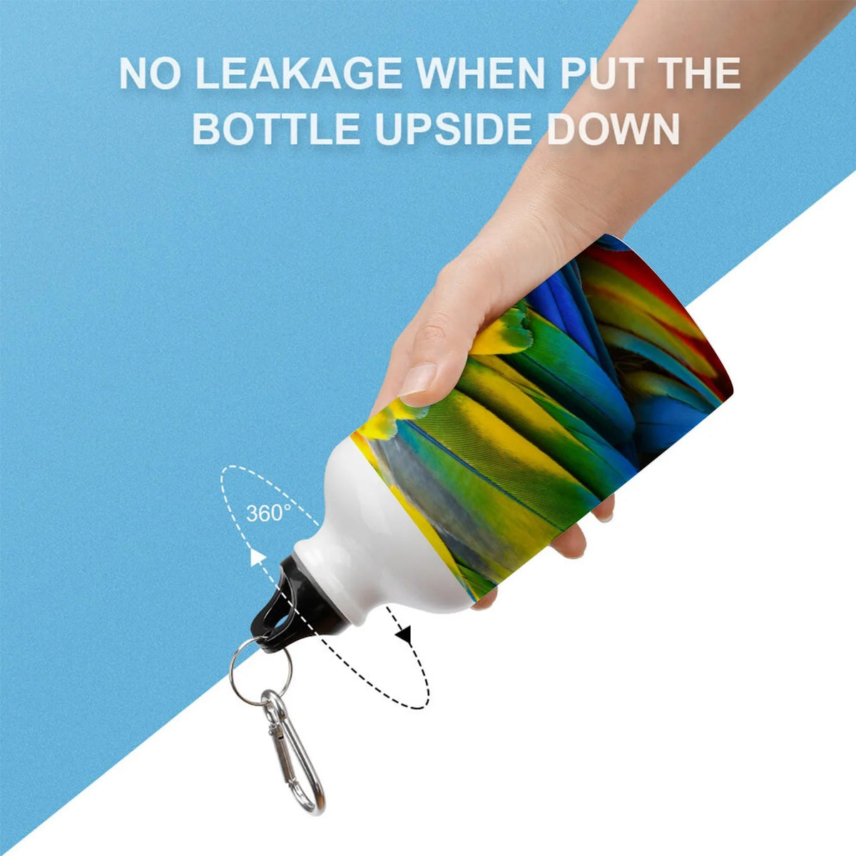 400ml Aluminum Sport Water Bottle with Twist Cap S7381