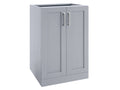 Grey 2-Door Cabinet A8133