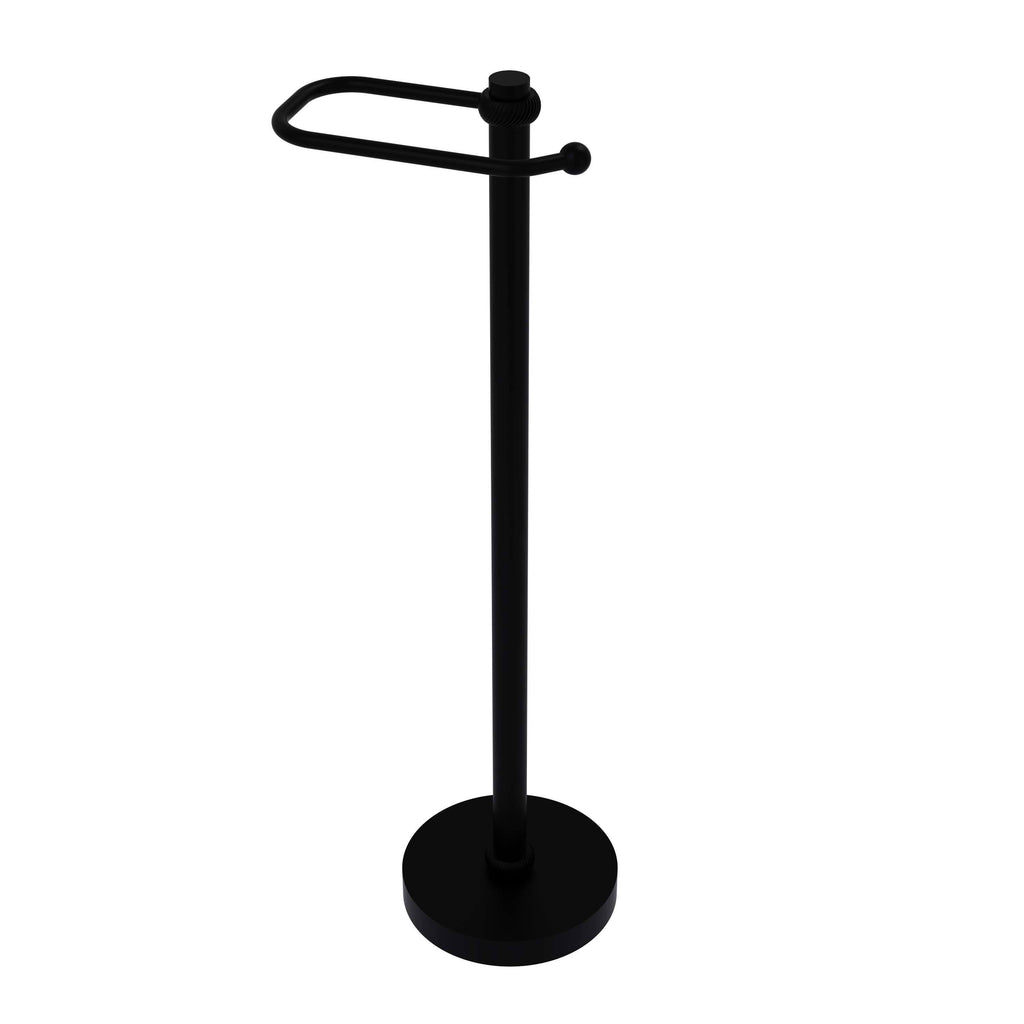 Matte Black Toilet Tissue Stand E112