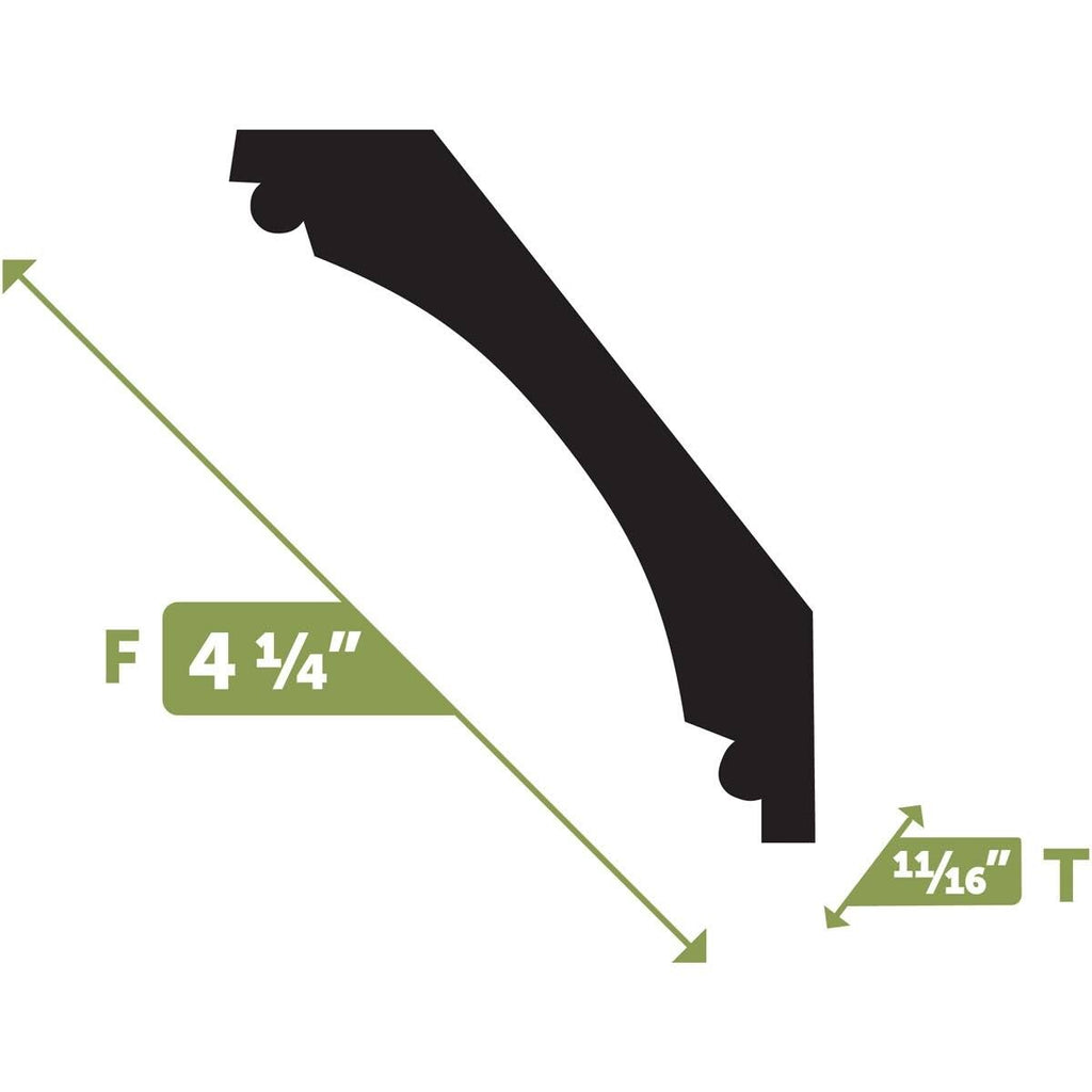 Crown Flexible Moulding M91257