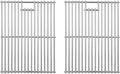 Solid 304 Stainless Steel Grill Grates Replacement, 2 Pcs 17 3/8" Pack of 2 V387