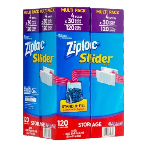 Gallon Storage Bags, 120 Ct B2502