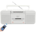Cassette Player Recorder with Bluetooth, USB, AM/FM Radio Stereo, Portable N8373