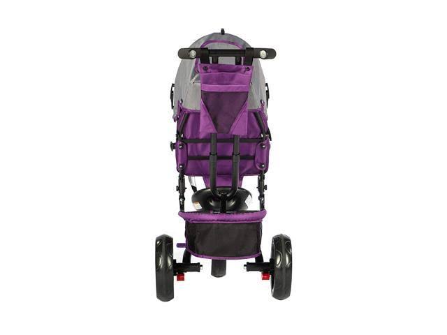 4-in-1 Stroller Trike with Full Canopy (Purple) E59048