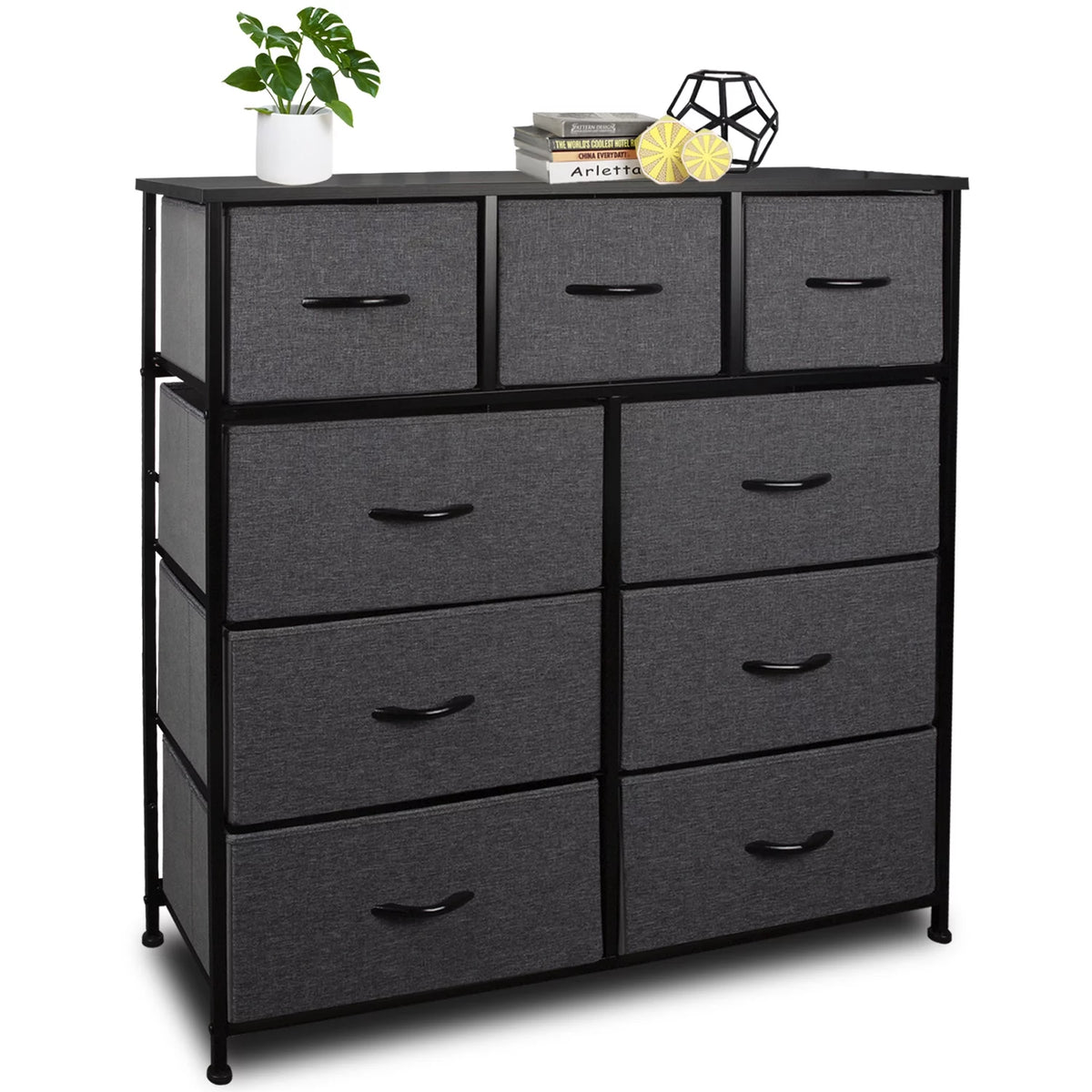 5 Drawer Fabric Dresser Storage Tower Y79178