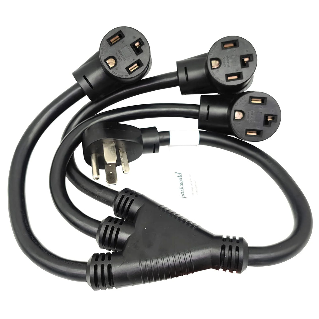 NEMA 14-30 Splitter Adapter Cord, 3 Feet O360835