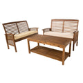 3-Piece Acacia Wood Patio Conversation Set G78900