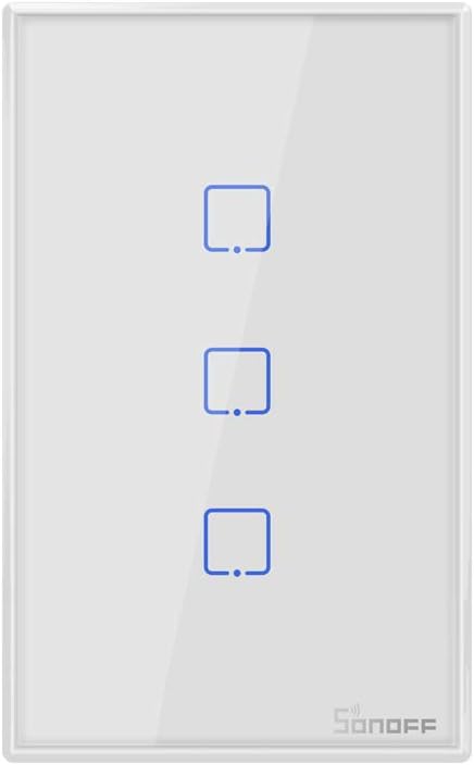 Smart Light Switch, 3 Gang 1 Way, Wi-Fi Touch Switch X6039