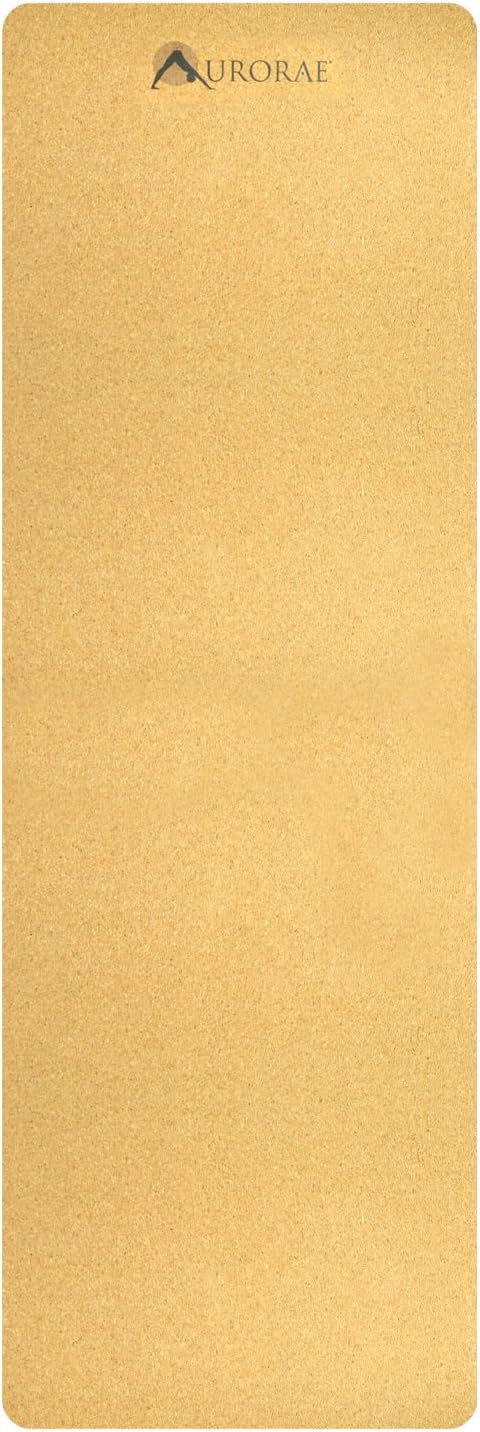Natural Cork/Rubber Yoga Mat 73" x 24 1/2" x 5mm Z33923