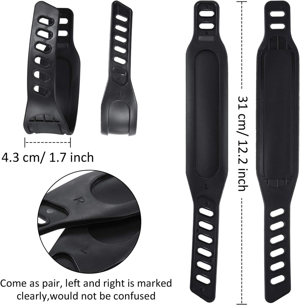 2 Pairs Universal Pedal Straps 1.7 x 12 Inch A65447